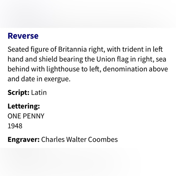 🎈$5 add on - 1944 ONE PENNY - George VI - Picture 5 of 6